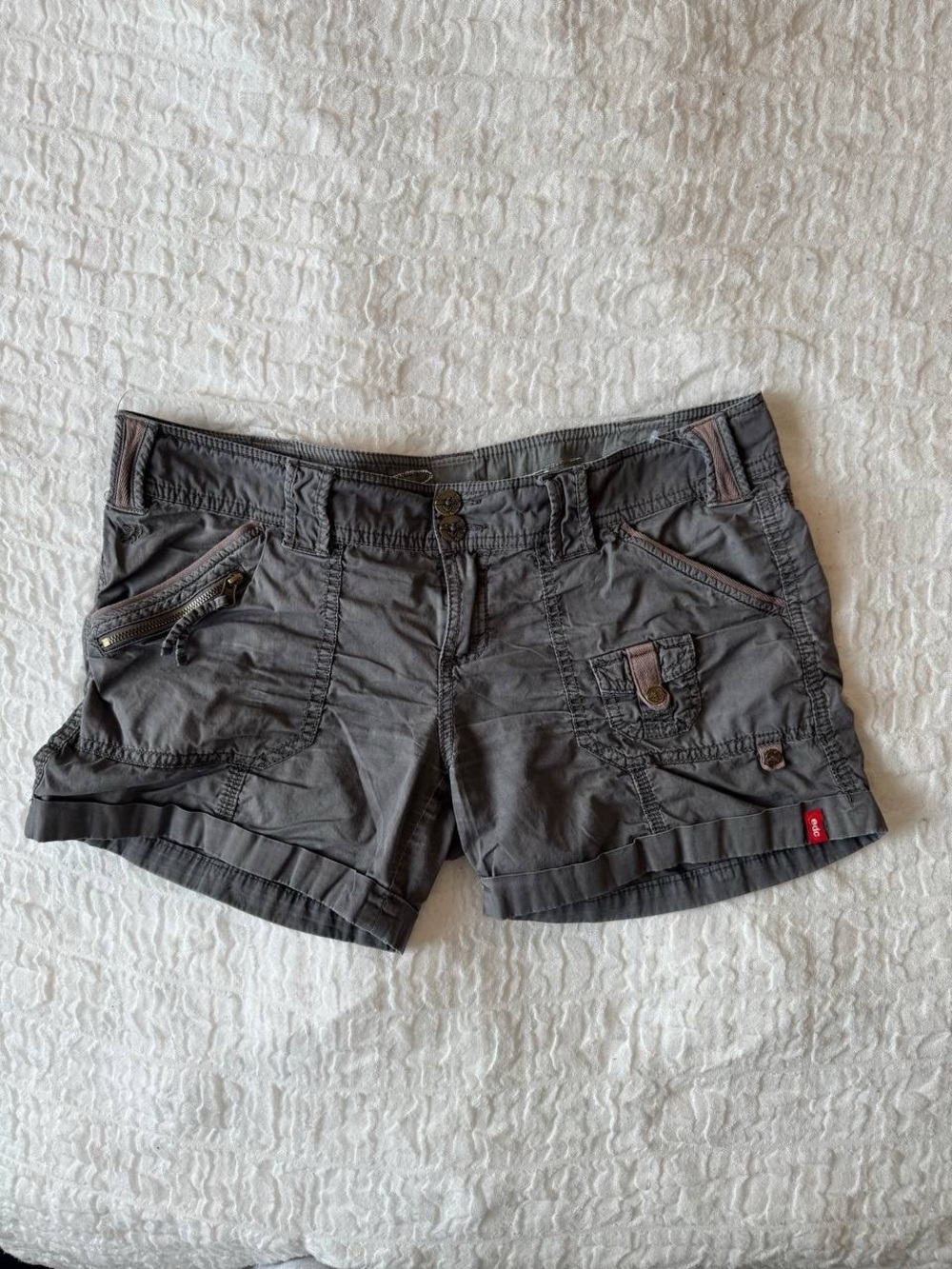 edc cargo shorts Cargo Shorts Gray Size 10